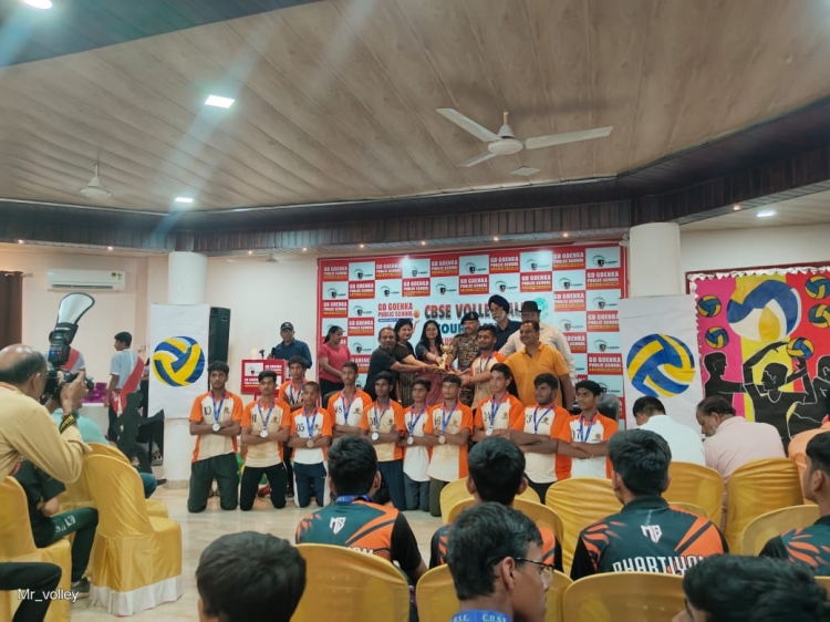 CBSE CLUSTER UNDER - 19 BOYS RUNNER UP TEAM